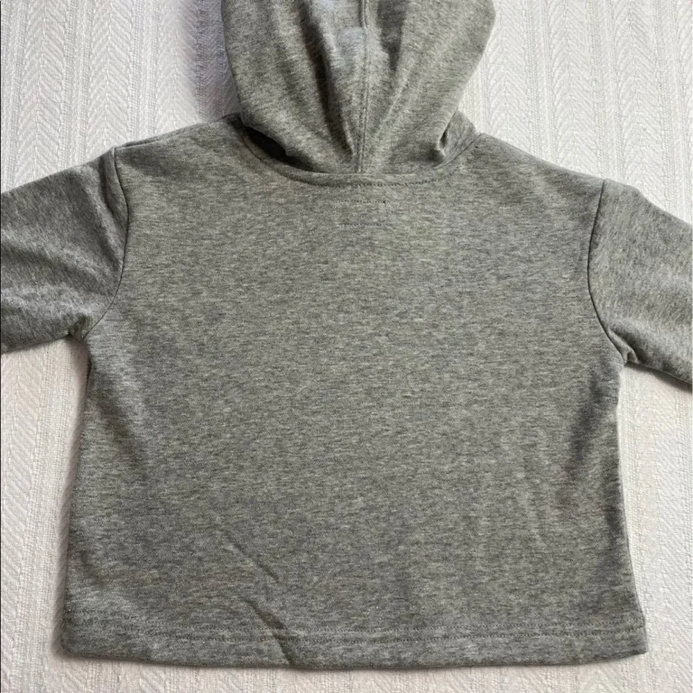 CONVERSE ALL STAR GIRLS MEDIUM Size 6 (5-6 years) Gray Hoodie